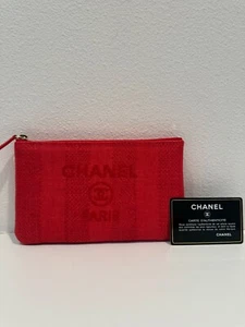 NEU authentische Chanel Deauville Clutch Tasche - Bild 1 von 13