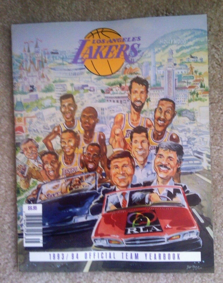 Los Angeles Lakers 1993/1994 NBA Yearbook New - Image 1 of 1