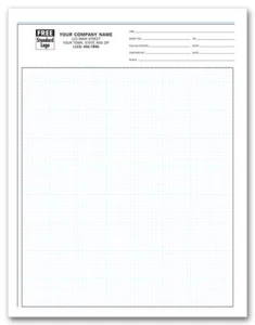 207 Graph Papers Pro Sketch 1/8" Padded 8 1/2 x 11" QTY 500 - Picture 1 of 1