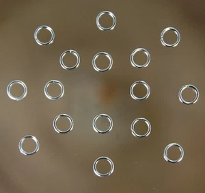 200 Stück Runde Biegeringe aus verkupfertem Silber - Bild 1 von 1