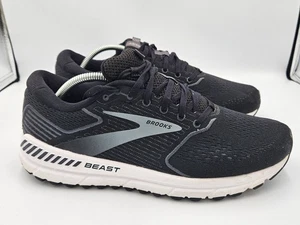 Brooks Beast 20 Shoes Mens Size 11 D Black Running Cushioned Trainer - Picture 1 of 7
