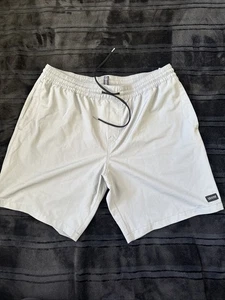 Mens Volcom Shorts Size XXL Gray Drawstring Elastic Waist Pockets - Picture 1 of 4