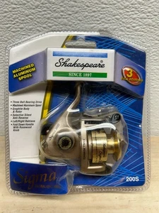 Vintage 80er Jahre Shakesoeare Sigma 200S 3 Kugellager Spinn Angelrolle - Bild 1 von 11