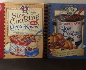 Lot 2 GooseBerry Patch Cookbooks Spiral HC Slow Cooker Recipe Books - Imagen 1 de 7
