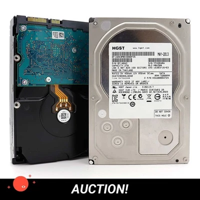 (8TB) 4x HGST 2TB SATA 3.5" 7200RPM 64MB HUA723020ALA640 0F14043 HDD - Bild 1 von 2