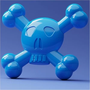 Giocattoli da Masticare per Cani per Masticatori Aggressivi Osso Nylon Indistruttibile per Denti di Cucciolo - Foto 1 di 7