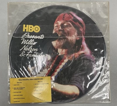 WILLIE NELSON And Family Vinyl PICTURE DISC Greatest Hits HBO Record Album - Image 1 of 3