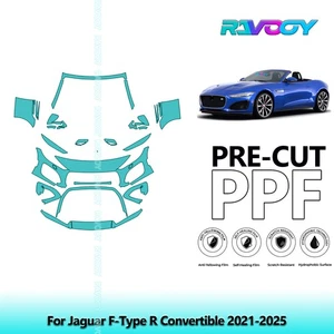 PreCut Paint Protection PPF Kit For Jaguar F-Type R Convertible 2021-2025 - Picture 1 of 7