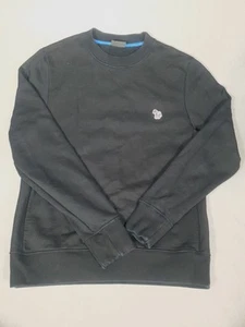 Sudadera Paul Smith Cebra Para Hombre Mediana Negra Logo Diseñador Jersey Suéter Liso - Imagen 1 de 5