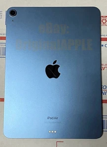 AZUL 100% OEM Apple iPad Air 5th WiFi A2588 Carcasa Cámaras 97% Salud de la batería - Imagen 1 de 6