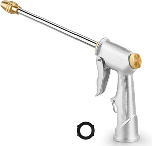 Pulverizador de boquilla de manguera de jardín de alta presión, 100 % metal resistente EE. UU. 3/4 jardín - Imagen 1 de 6