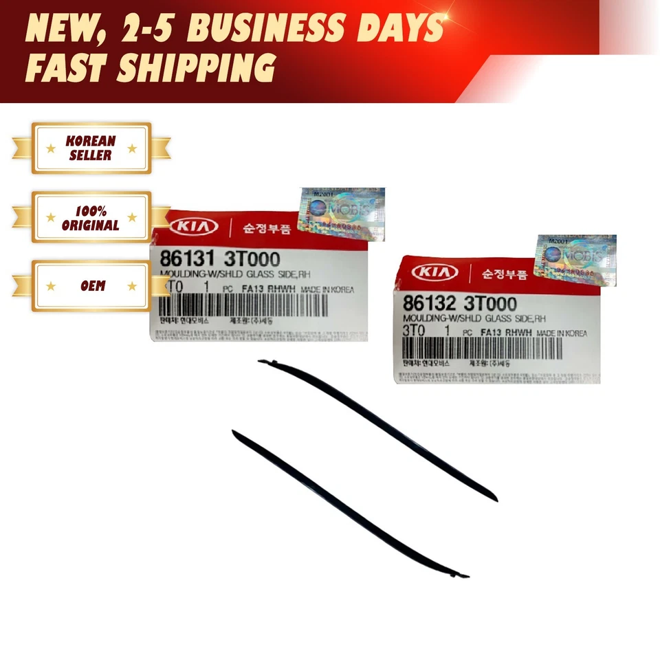 GENUINE 1SET Front Left & Right Windshield Pillar Molding for Kia K900 2015-2017 - Image 1 of 1