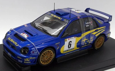 Autoart 1/18 Scale - 80193 Subaru Impreza WRC2001 Rally Portugal Solberg Mills - Image 1 of 4