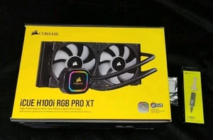 Corsair iCUE H100i RGB Pro XT AIO Cooler, 240mm Radiator CW-9060043-WW - Afbeelding 1 van 11