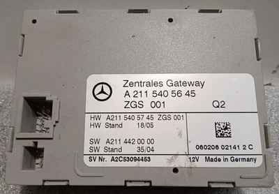 2003-2011 Mercedes W211 E320 CLS500 Central Gateway Control Module 2115405645 - Image 1 of 4