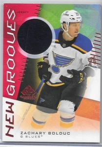 ZACHARY BOLDUC 24-25 UD GAME USED NEW GROOVES RED JERSEY RC/CANADIENS - Picture 1 of 2