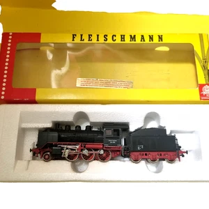 FLEISCHMANN GERMAN "CLASS 28" DB 2-6-0 STEAM LOCOMOTIVE #24-074 (BOXED) HO Scale - Picture 1 of 9