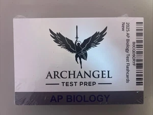 NEW Archangel Test Prep 2025 AP Biology Flashcards - Imagen 1 de 2
