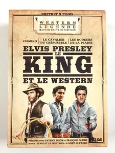 Elvis Presley, Le King et Le Western Coffret 3 DVD / Charro... - Foto 1 di 3