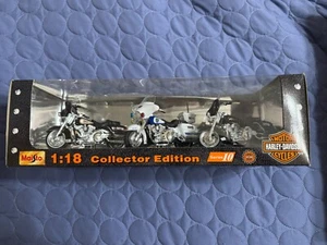 1999 Maisto Harley-Davidson Collector Edition 3-Pack Series 10 1:18 Scale - Picture 1 of 2