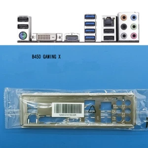 Für Gigabyte B450M GAMING X Shield IO I/O Rear Baffle Backplate Mainboard - Bild 1 von 3