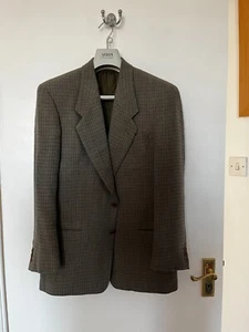 Armani Collection Men's Blazer - Green/Black Check - 38R - Wool Exc. Condition - Picture 1 of 8