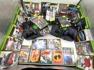 Paquete de Consola Original Microsoft Xbox con Controladores, Cables y 35 Juegos - LEER - Imagen 1 de 24