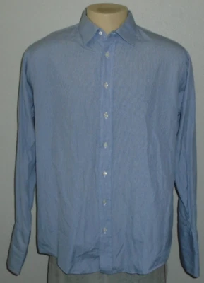 Vtg Burberrys of London Check Long Sleeve Dress Shirt French Cuffs Men 17.5 35 - Image 1 of 4