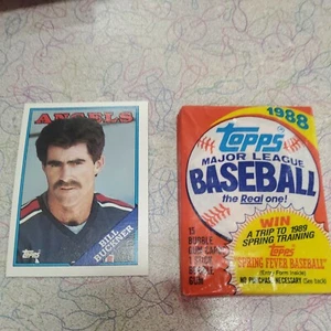 1988 Topps #147 Bill Buckner Baseball Trading Card Angels - Bild 1 von 3