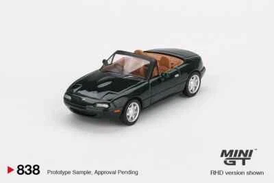 MINIGT 838 Mazda Eunos Roadster V-Special modello auto nero scala 1:64 - Immagine 1 di 3