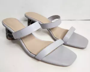ALDO Etealia Light Purple Block Heel Square Toe Slip On Strappy Sandal Heels--10 - Picture 1 of 13