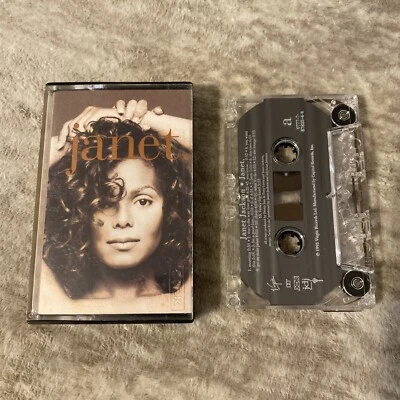 Джанет Джексон одноименная кассета винтажная май 1993 Virgin Records - Изображение 1 из 4