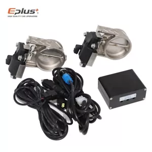 Car Exhaust Pipe Electronic Valve Kit Universal 51 63 76MM button Controller Kit - Picture 1 of 35