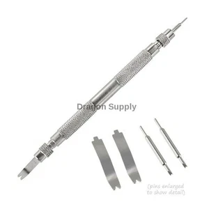New 7pc 6" Watch Band Spring Bar Link Remover Repair Tool Metal Body - Bild 1 von 2