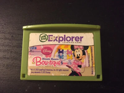 Leapfrog Leapster Explorer, LeapPad Learning Game — MINNIE MOUSE’S BOW-TIQUE - Image 1 of 4