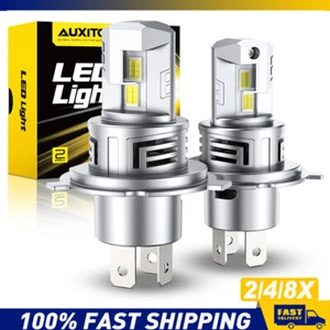2/4/8x New Style H4 CANBUS LED Headlight Kit High or Low Light Bulb 6500K White - Picture 1 of 11
