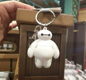 Disney Baymax big hero cute Plastic Keychain shanghai Disneyland exclusive - Picture 1 of 1