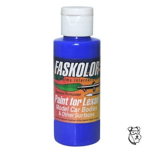 FASKOLOR #40306 TRANSLUCENT BLUE Airbrush Paint RC Body Car Truck - PARMA - Picture 1 of 1