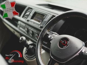 ADATTO INTERNAZIONALE 9400I? - COPRIVOLANTE IN PELLE NERO | PUNTO BEIGE - Foto 1 di 8