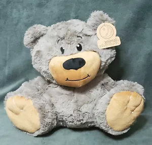 Animal Adventure Brown Plush Bear Stuffed Lovey 2019 NWT 10” Tall - Picture 1 of 5