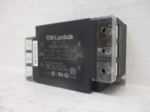 TDK Lambda EMC Filter RSEN-2010L 10A 16 Amp 250 VAC 25/100/21 10 Amp - Picture 1 of 4