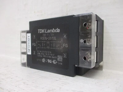 TDK Lambda EMC Filter RSEN-2010L 10A 16 Amp 250 VAC 25/100/21 10 Amp - Image 1 of 4