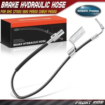 Manguera hidráulica de freno delantero izquierdo/derecho para GMC C7000 1990 P6500 Chevy P6000 Foto 1 de 4