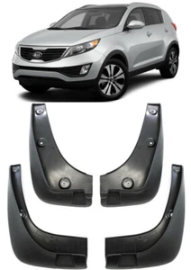 Genuine  Front & Rear Splash Guards Mud Flaps Fender For 2010-2016 Kia Sportage - Picture 1 of 10