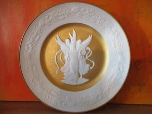Franklin Weihnachtsteller, Hark the Herald Angels sing, mit Wandhalterung, 1979 - Bild 1 von 6