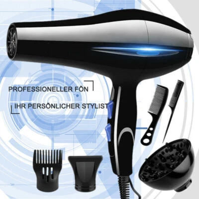 Profi Haartrockner Haarföhn Föhn 2200W Fön Trockner Haare Dryer Haarfön Diffusor