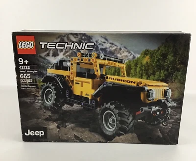 Lego Technic Jeep Wrangler 42122 Building Toy Vehicle Rubicon Yellow Rock Trac - Image 1 of 4