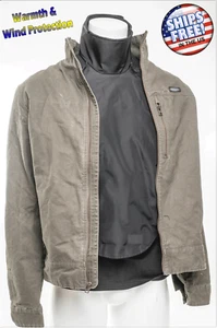 Fleece Chest Shield warm & wind protection schampa Motorcycle Snowmobile atv - Foto 1 di 3
