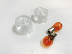 XP FALCON SEDAN REAR CLEAR INDICATOR LENS WITH AMBER GLOBES WILL SUIT COUPE - Bild 1 von 3