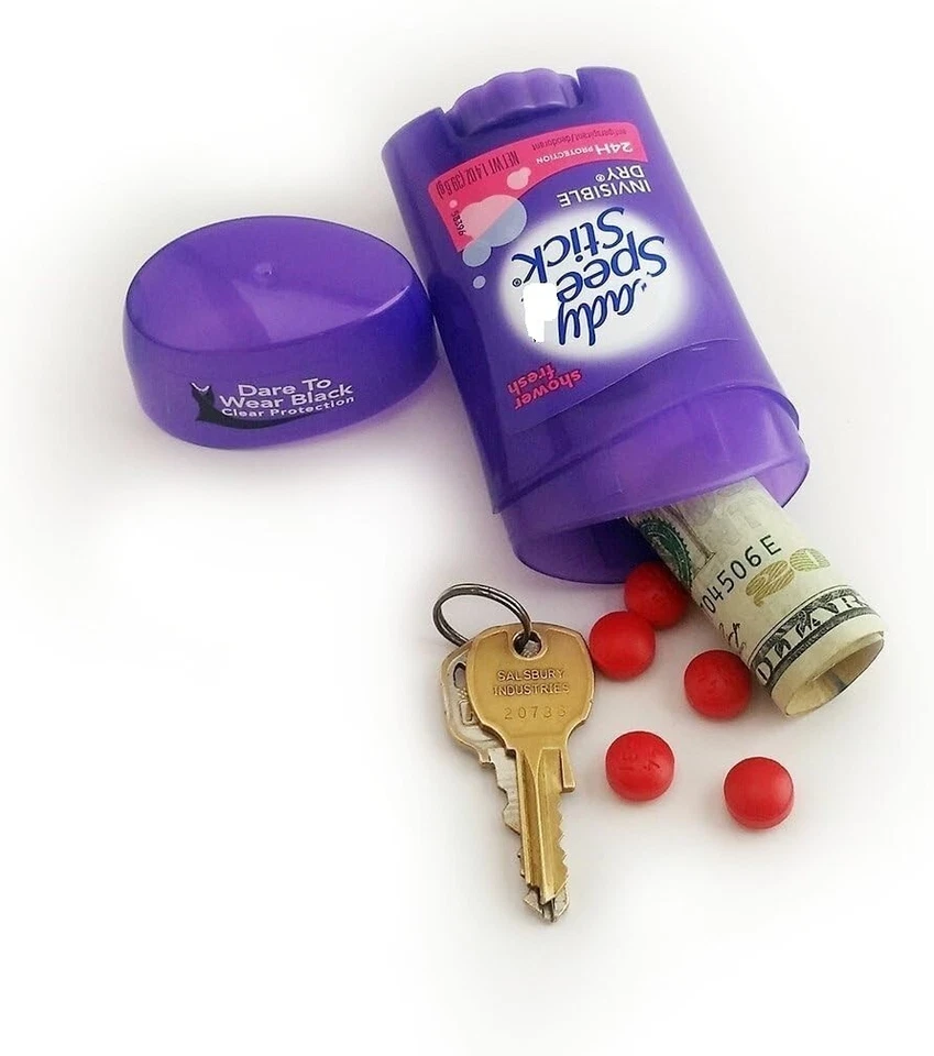 Diversion Safe Stash Can Secret Hidden Container Compatible Women's Speed Stick